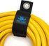 Heavy Duty Storage Straps - 6 Pack: 2 Medium, 2 Large, 2 XL - Extension Cord Ties - Storage Strap - By Watt's Wire...