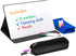 Small Portable Whiteboard With Markers, 9.5 x 6.5 inch, Mini Dry Erase Foldable Drawing Board For Kids Students Teachers, Classroom School Office...