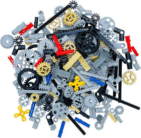145 Pcs Building Blocks Parts Gear and Axle Set Connectors Wheels Liftarm Pins Accessories Brick Sets Toys Tight Fit with Major Brands…...
