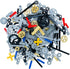 145 Pcs Building Blocks Parts Gear and Axle Set Connectors Wheels Liftarm Pins Accessories Brick Sets Toys Tight Fit with Major Brands…...