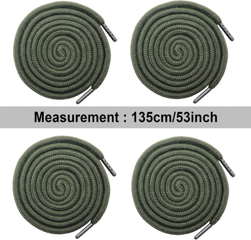 20 Pack Replacement Drawstrings Drawcords for Pants Sweatpants Hoodies Scrubs Jackets Shorts Tool 53" Long (Army Green)...
