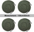 20 Pack Replacement Drawstrings Drawcords for Pants Sweatpants Hoodies Scrubs Jackets Shorts Tool 53" Long (Army Green)...