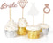 36PCS Bridal Shower Cupcake Topper, Diamond Ring Wedding Dress Cupcake Picks for Wedding Engagement Bridal Shower Decorations Bachelorette Party...