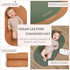 Beautiful Baby Diaper Changing Mat Made of Vegan Leather - Soft and Easy to Wipe Changing Pad for Travel or at Home Use - Lightweight and Foldable...