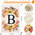 Fall Monogram Letter B Garden Flag Maple Leaves Sunflower Pumpkin 12x18 Inch Double Sided for Outside Family Last Name Initial Yard Flag Seasonal ...
