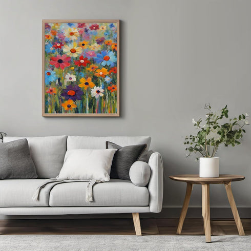 Posterizer 1 pcs-floral- plants design for nature lovers-oil painting style 13-Floral & Botanical Art-Landscape & Nature Art-Decor for Home & Offi...