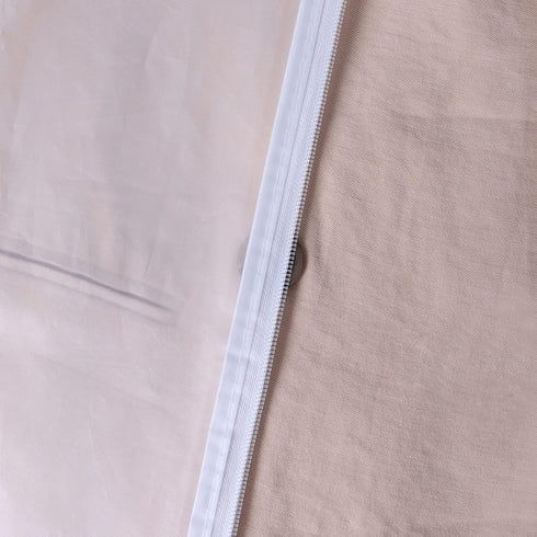 Zilink Clear Garment Bag Dress Bags for Storage 54-inch Coat Bags with Full Length Zipper for Clothes Closet Storage, Set of 6...