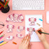 Nuenen 9 Pads Axolotl Sticky Notes Cute Sticky Notes Axolotl Gifts Kawaii Notepad Cute Memo Pads Cartoon Self Stick Pads for Writing Studying Scho...