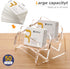SANRUI Acrylic Business Card Holder for Desk, Desktop Clear Business Card Display Stand , Business Name Card Organizer for Women and Men (Horizont...