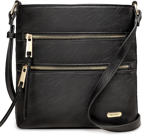 Crossbody Bags for Women, Medium Size Zipper Pocket with Adjustable Strap Crossbody Purse...