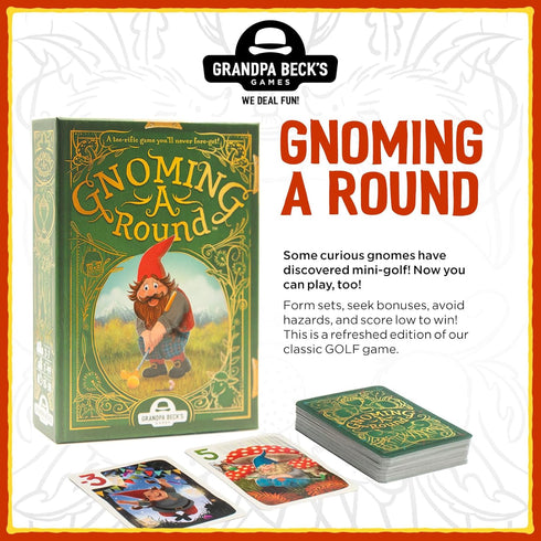Grandpa Beck's Games Gnoming A Round | Fun Family Card Game | Enjoyed by Kids, Teens, & Adults | from The Creators of Cover Your Assets - 2-7 Play...