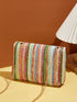 QWINEE Stripe Pattern Bag Crossbody Bag Shoulder Bag Square Bag Shopping Work Handbags Ladies Shoulder Totes Bag...