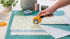 OLFA 45mm Ergonomic Rotary Cutter (RTY-2/DX) - Rotary Fabric Cutter w/ Blade Cover & Squeeze Trigger for Quilting, Sewing, Crafts, Replacement Bla...
