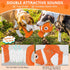 Squeaky Dog Toys, Durability Interactive Tug of War Puppy Toys for Indoor and Outdoor Play - Stuffed Pet Dog Toys with Soft Fabric Suitable for Sm...