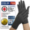 Dr. Arthritis Compression Gloves for Women & Men with Doctor Handbook, Cotton/Nylon/Spandex, Grey, L...