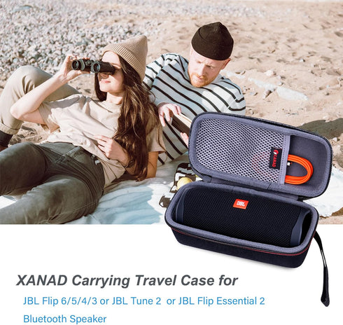 XANAD Hard Case for JBL FLIP 6 or FLIP 5 or FLIP 4 or FLIP Essential or JBL Tune 2 Waterproof Portable Bluetooth Speaker- Travel Carrying Storage ...
