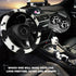 JINGSEN11 Pieces Fluffy Car Accessories Set,Fluffy Cow Print Plush Steering Wheel Covers for Women Soft Fleece Handbrake Cover Shift Cover Car Tri...