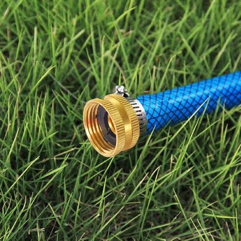 Garden Hose Adapter 5/8" Drip Irrigation Tubing to Faucet/ - Reusable Connector Fittings for Most Rain Bird, Orbit, Dig, Toro 5/8 Hose Barb x 3/4"...