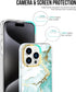 BAISRKE Clear Case Design for iPhone 15 Pro 6.1 inch, with 2 Pack Screen Protectors + 1 Pack Camera Lens Protector Slim Shockproof Women Cute Bump...