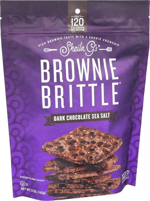 Sheila G's, Brownie Brittle Dark Chocolate, 5 oz...