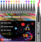 Chalk Markers for Blackboard - Chalkboard Markers, Fine Tip Wet Erase Markers, Liquid Chlak Pens for Chalk board, First & Last Day of School Board...