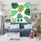 Large Tropical Leaf Stencils for Painting on Wood Wall Reusable 16in Leaves Fern Palm Stencils for Crafts Canvas Furniture Wall Drawing Card Makin...