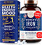 Iron Pills for Women - Iron Supplement for Women with Folic Acid - 6 Month Supply - Anemia, Period, Pregnancy Support Iron Supplements - Ferrous S...