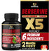 Berberine with Ceylon Cinnamon, Turmeric, Milk Thistle, Artichoke, Black Pepper - 60 Count - Pack of 1...