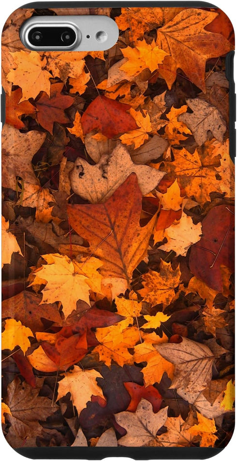 iPhone 7 Plus/8 Plus Autumn Season Happy Fall Leaves Thanksgiving Cell Phone Case...