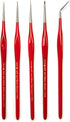 AIT Art Select Micro Detail Brush Set, 5 Miniature Paint Brushes for Fine Detail, Handmade in USA for Trusted Performance, Triangular Handle Desig...