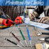 4 Pieces Welder Pencil with 60 Pieces Round Refills Mechanical Pencil Metal Marker Pen for Construction Workers, Metal Work, Welders, Plumbers, Fr...
