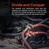 True Mods 12V-48V Dual Stud Battery Junction Post 3/8 Inch M10 2 Single Isolated Power Distribution Post Terminal Bus Bar Power Ground Insulated f...