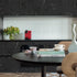 Black Peel and Stick Wallpaper Black Silk Embossed Floral Contact Paper for Cabinets Furniture 17.7’’×118’’ Textured Flower Wallpaper Self Adhesiv...