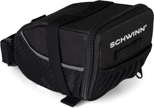 Schwinn Bike Bag, Pannier and Storage, Easy to Attach, Hold Cell Phones, Snacks, Wallet, Mounted Bicycle Accessories...