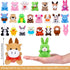 Ruisita 32 Pack Mini Plush Animals Toys Set, Jungle Animal Plush Toys Stuffed Animals Set for Easter Hunts, Basket Stuffers, Easter Party Favor, G...