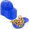 Lot45 Mini Baseball Helmet Ice Cream Snack Bowls - 12pc 8oz Blue Baseball Snacks Mini Dessert Cups for Party and Games...