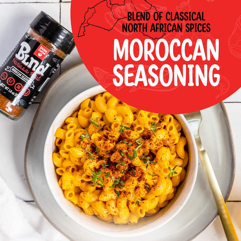 Kitchen Crafted - BLND Harissa Heat Spices and Seasonings, Moroccan BBQ Rubs and Spices for Smoking, Use As Steak Seasoning, Brisket Rub, Chicken ...