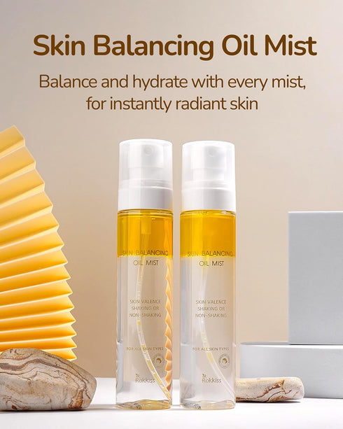 Skin-Balancing Oil Mist (3.4fl oz x 2ea) - Soothes, Moisturizes & Balances Skin. Sea Buckthorn, Hyaluronic Acid - Korean Skin Care...