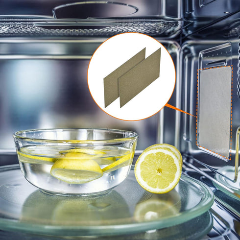 MECCANIXITY Microwave Oven Waveguide Cover Mica Repairing Plate Oven Sheet Board for Kitchen 150x100x0.15mm, Pack of 4...