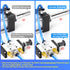 TAILONZ PNEUMATIC 1/4"NPT 5 Way 2 Position Spring Reset Air Hand Lever Operated Valve Pneumatic Solenoid Valve Manual Control Push-Pull 4R210-08-T...