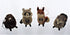 3.5 to 6-Inch Buri Woodland Animal Ornament Set, 4 Assorted Styles...
