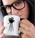 3dRose mug_163770_4 Film - Two Tone Black Mug, 11oz...
