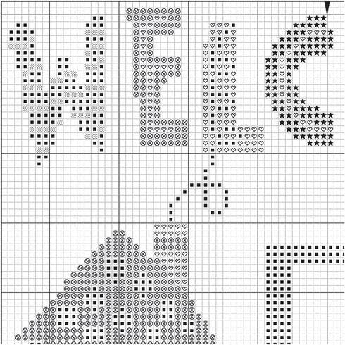 Dimensions 70-35349 Welcome Home Counted Cross Stitch Photo Frame Kit, 8" x 10"...