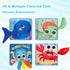 Baby Books Toys 6-12 Months - Baby Musical Toys Newborn Montessori Toys for Babies - Soft 3D Activity Cloth Tummy Time Book - Infant Early Develop...