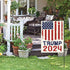 Trump 2024 Flag 12x18 Double Sided Garden Flag American Patriotic USA Flag - Take America Back Garden Flags for Outside Lawn Decor Yard Flag for D...