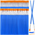 126 Pcs Small Paint Brushes Bulk, Kids Paint Brushes with Flat and Round Pointed Paint Brushes Set, Craft Brushes for Classroom Acrylic Oil Waterc...