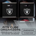 Franklin Sports NFL Storage Bins - Collapsible Cube Container + Basket - NFL Office, Bedroom + Living Room - 11"x11"...