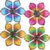 Quinnsus 4 Pack Outdoor Metal Flower Wall Art Fence Decor Garden Patio Hanging Flowers Decorations for Outside Yard Porch Living Room 7x7 in...