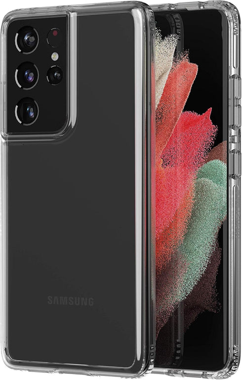 tech21 EvoClear for Samsung S21 Ultra 5G - Phone Case with 12 ft. Drop Protection...