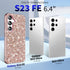 S23 FE Glitter Case for Samsung Galaxy S23 FE 5G Phone Case for Women Girls, Slim Ultra Thin Matte Back Shockproof Protective Cover for Samsung S2...